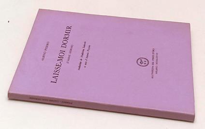 Laisse-Moi Dormir Famme Dorme - Albino Pierro - copertina