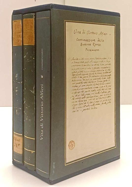 Vita Di Vittorio Alfieri 3 Volumi Manoscritto Laurenziano Alfieri - Vittorio Alfieri - copertina
