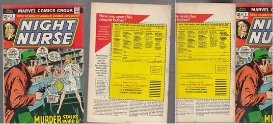 Night-Nurse N.3 March 1973 Marzo Marvel Comics Usa - copertina