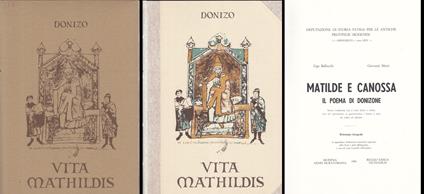 Vita Mathildis Matilde Canossa 1112/15- Donizo- Modena --- 1984 - copertina