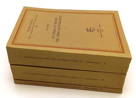 Chiesa Di Treviso Primo Quattrocento I/Iii- Luigi Pesce- Herder- 1987-Yfs760 - copertina