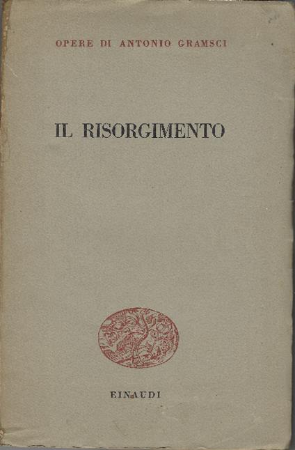Il Risorgimento - Antonio Gramsci - copertina