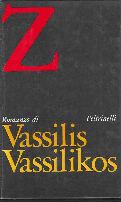 Z - Vassilis Vassilikos - copertina