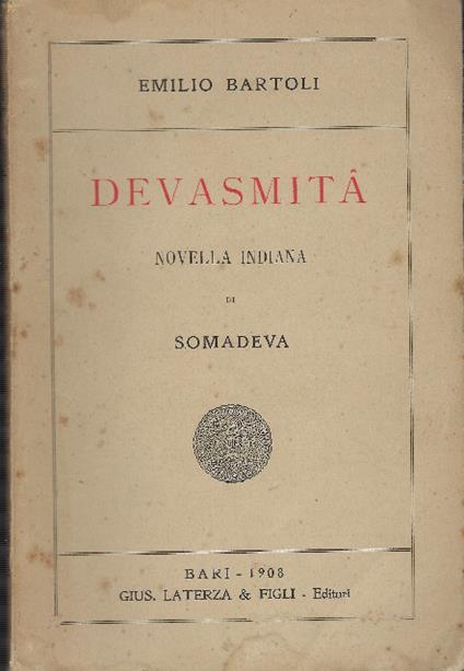 Devasmita Novella Indiana - copertina