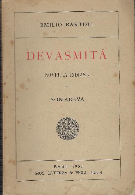 Devasmita Novella Indiana - copertina