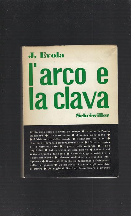 L' arco E La Clava - copertina