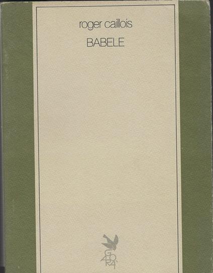 Babele - Roger Caillois - copertina
