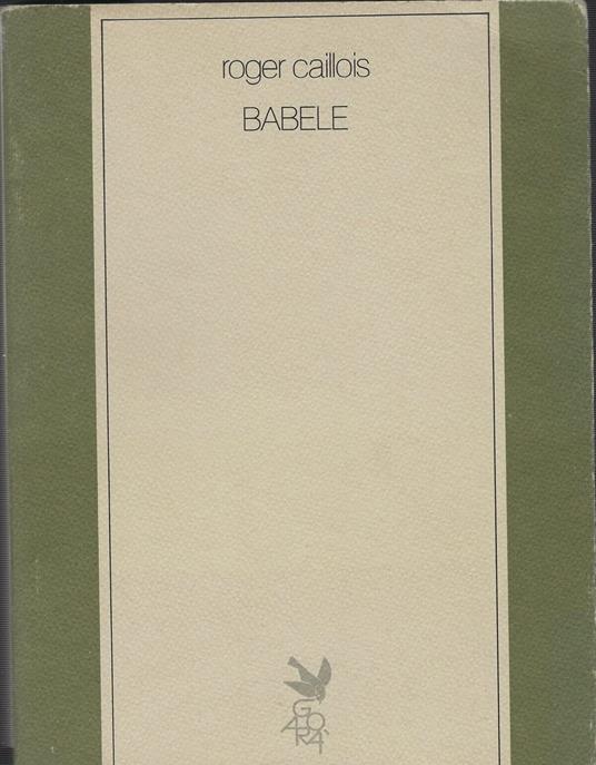 Babele - Roger Caillois - copertina