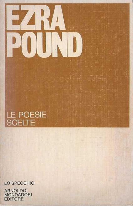 Le Poesie Scelte - Ezra Pound - copertina