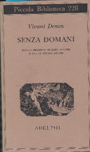 Senza Domani - Vivant Denon - copertina