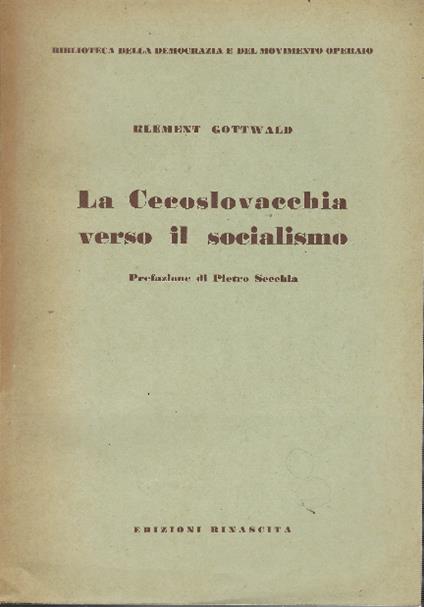 Cecoslovacchia Verso Il Socialismo - copertina