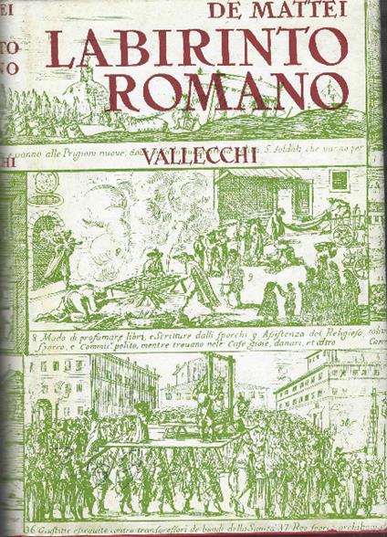 La Labirinto Romano - Rodolfo De Mattei - copertina