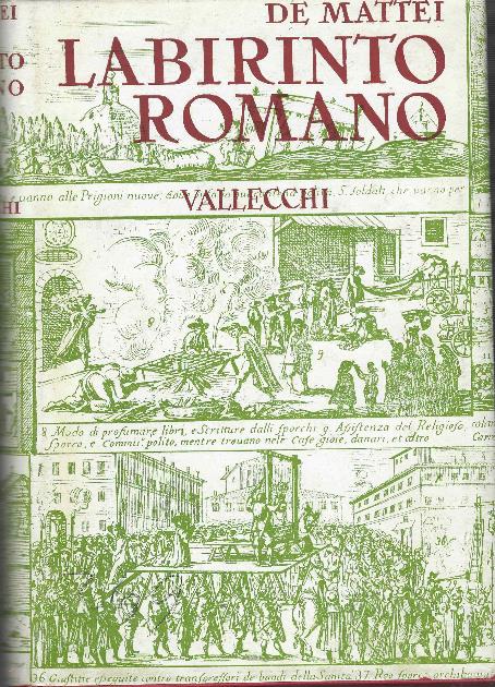 La Labirinto Romano - Rodolfo De Mattei - copertina