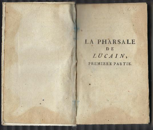 Pharsale De Lucain - Luciano - copertina