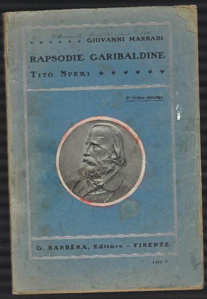 Rapsodie Garibaldine - Giovanni Maurandi - copertina