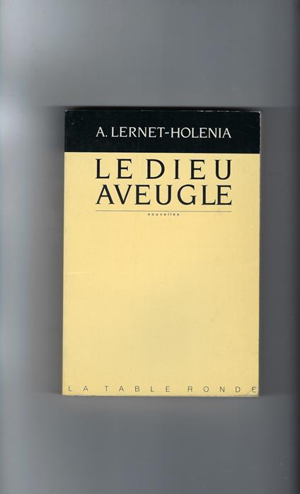 Le Dieu Aveugle - copertina
