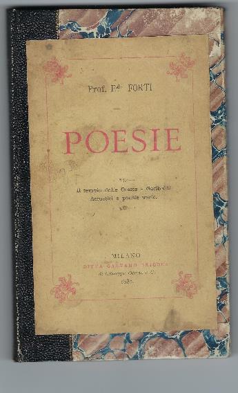 Poesie - copertina