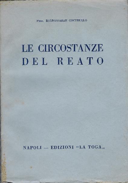 Le Circostanze Del Reato - copertina