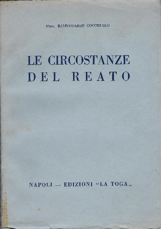 Le Circostanze Del Reato - copertina