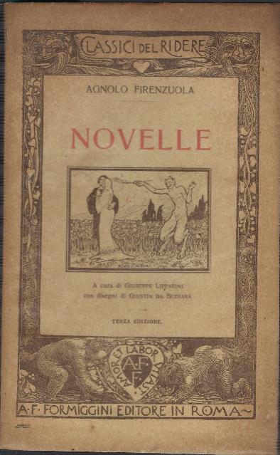 Novelle - Agnolo Firenzuola - copertina