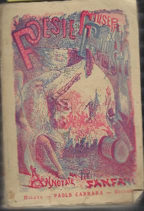 Poesie - Giuseppe Giusti - copertina