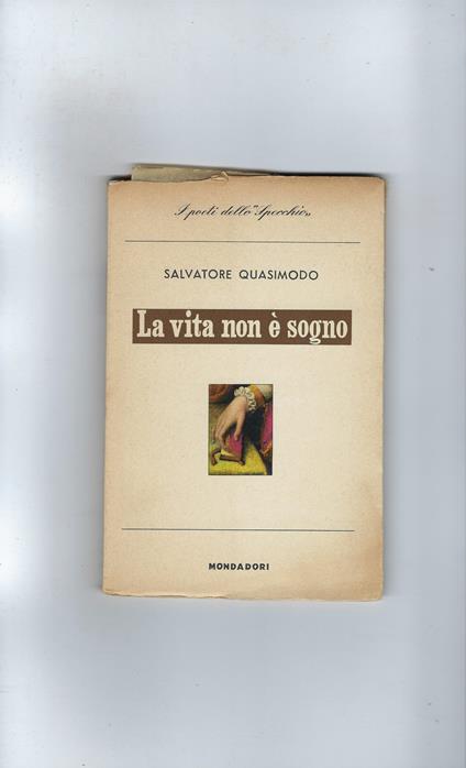 Vita Non È Sogno - Salvatore Quasimodo - copertina