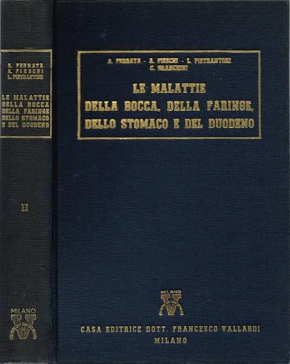 Le malattie della bocca, della faringe, dello stomaco e del duodeno - copertina