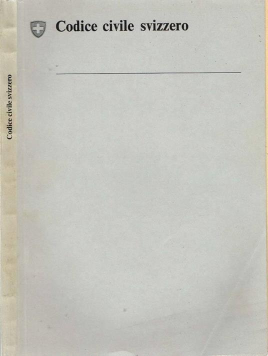 Codice civile svizzero - copertina