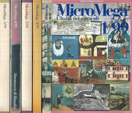 Micromega n. 1 - 2 - 3 - 4 - 5 1999 - copertina