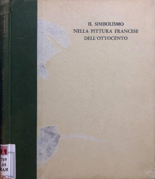 Il simbolismo nella pittura francese dell'Ottocento - Renato Barilli - copertina