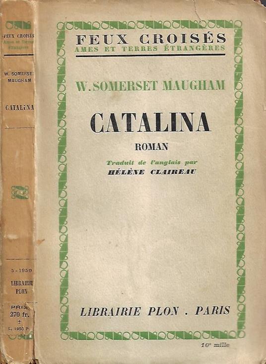 Catalina - W. Somerset Maugham - copertina