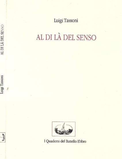 Al di là del senso - Luigi Tassoni - copertina