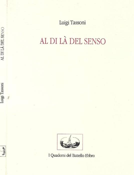 Al di là del senso - Luigi Tassoni - copertina