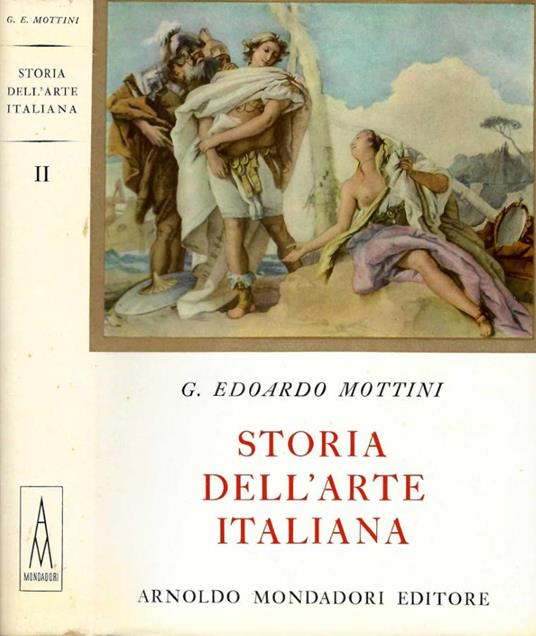 Storia dell'arte italiana - Edoardo Mottini - copertina