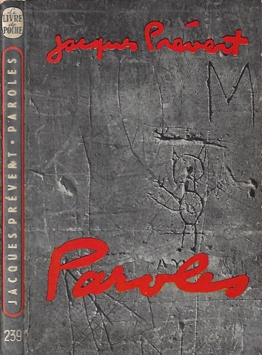 Paroles - Jacques Prévert - copertina