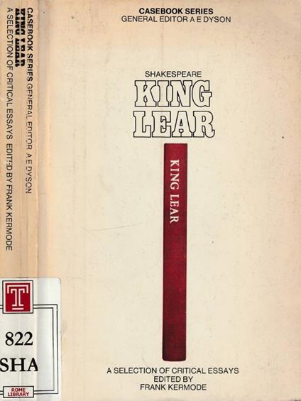King Lear - William Shakespeare - copertina