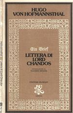 Ein Brief. Lettera di Lord Chandos