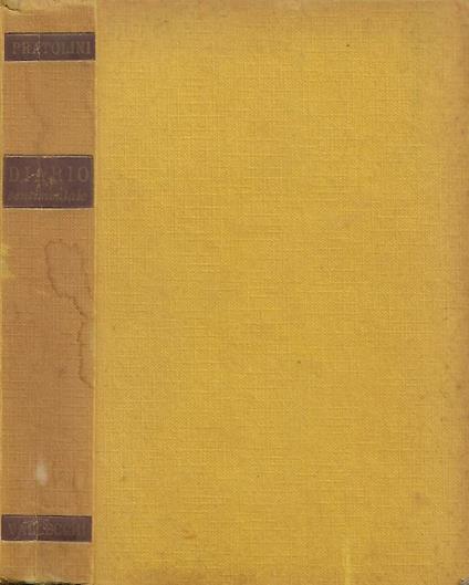 Diario Sentimentale - Vasco Pratolini - copertina