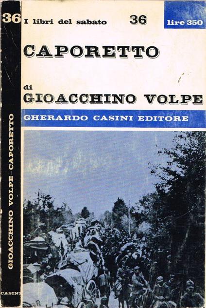 Caporetto - Gioacchino Volpe - copertina