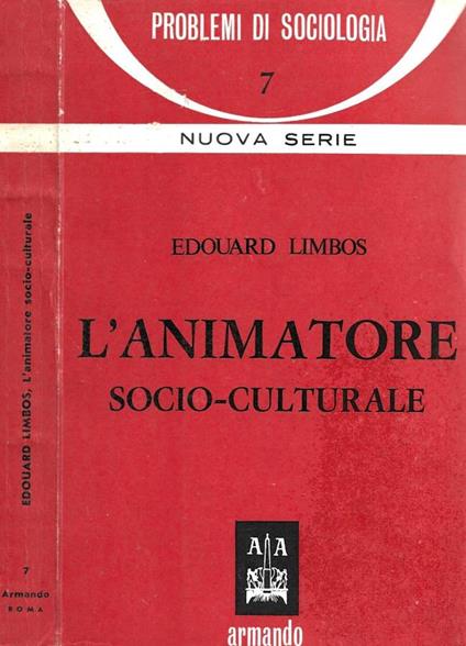 L' animatore socio-culturale - Edouard Limbos - copertina