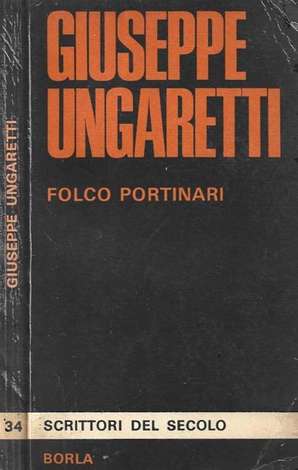 Giuseppe Ungaretti - Folco Portinari - copertina