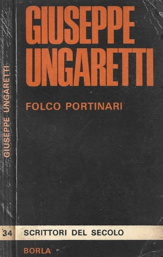 Giuseppe Ungaretti - Folco Portinari - copertina