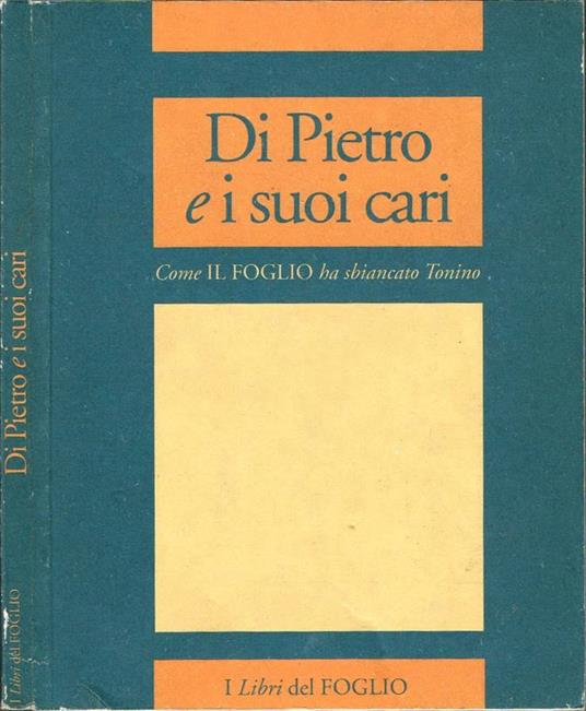 Di Pietro e i suoi cari - copertina
