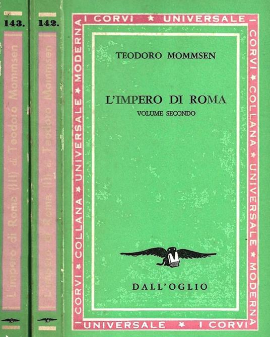 L' Impero di Roma. Voll. II, III - Theodor Mommsen - copertina