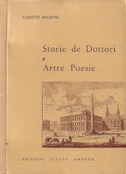 Storie de Dottori e Artre Poesie (Autografo) - Alberto Arcioni - copertina