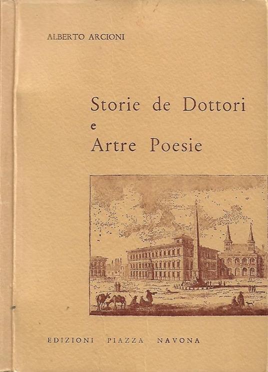 Storie de Dottori e Artre Poesie (Autografo) - Alberto Arcioni - copertina