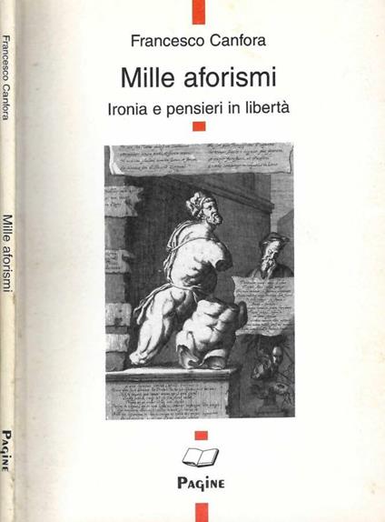 Mille aforismi - Francesco Canfora - copertina