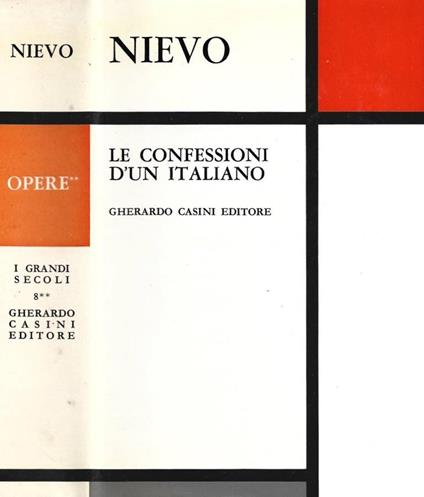 Le confessioni d'un italiano. Vol. II - Ippolito Nievo - copertina