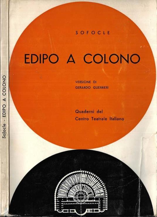 Edipo a Colono - Sofocle - copertina