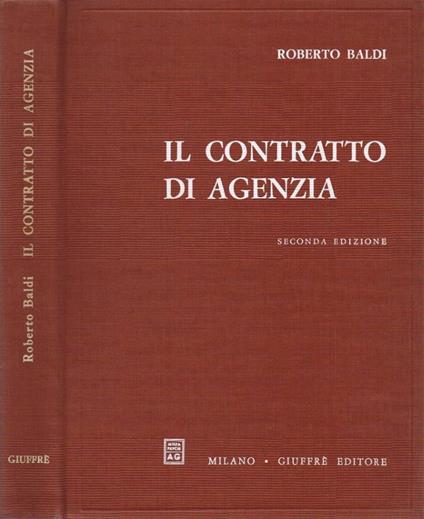 Il contratto di agenzia - Roberto Baldi - copertina